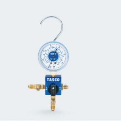 TASCO TA121BH-2 ボールバルブ式シングルゲージマニホールドキット