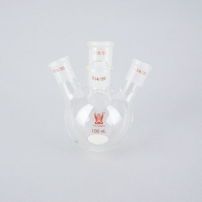AS ONE 亞速旺 CS-F221100 經濟型四口燒瓶 四つ口フラスコ FLASK GLASS CC-4449-01