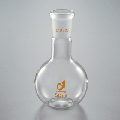 AS ONE 亞速旺 0074-01-10 磨口短頸平底燒瓶 共通摺合短首平底フラスコ FLASK GLASS 1-4328-01