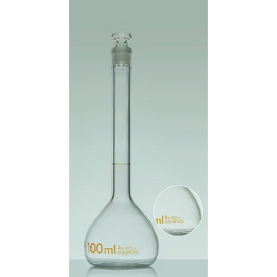 IWAKI 5640-10-US 容量瓶 A級 透明 （USP標準）メスフラスコ FLASK CC-5307-01