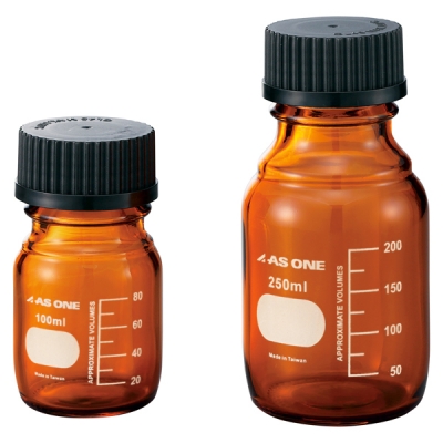 AS ONE 亞速旺 4-934-01 ASONE玻璃瓶NEO （茶色）アイボトルNEO GLASS BOTTLE AMBER