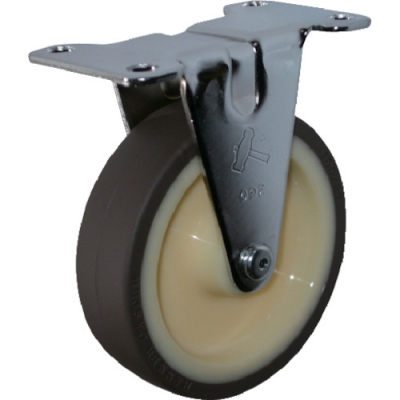 HAMMER CASTER 錘牌 腳輪420ER-RU125-BAR01-鏈球E系列固定聚氨酯車125mm