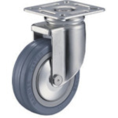 HAMMER CASTER 錘牌 腳輪 9920MRB125-鏈球平接橡膠BB車