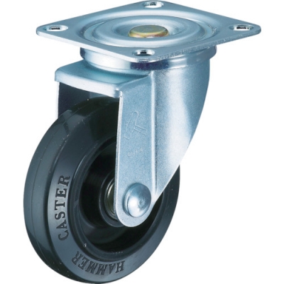 HAMMER CASTER 錘牌 特殊鋼熱處理五金自由橡膠B車125mm