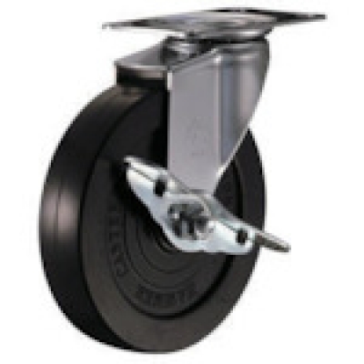 HAMMER CASTER 錘牌 腳輪 4415E-RDB125-鏈球平付SP付橡膠B車