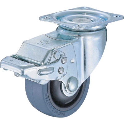 HAMMER CASTER 錘牌 靜音系列S型自在SP付橡膠車B裝75mm