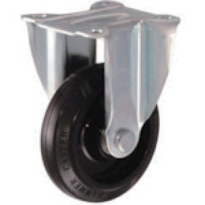 HAMMER CASTER 錘牌 420 SRP-FR125-BAR01-鏈球靜系列固定橡膠車B裝125mm