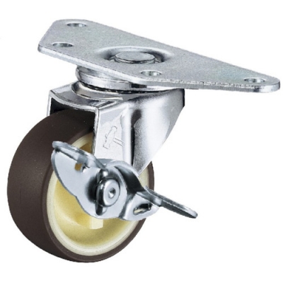 HAMMER CASTER 錘牌 鏈球腳輪 215 EUR40-鏈球角SP付聚氨酯車