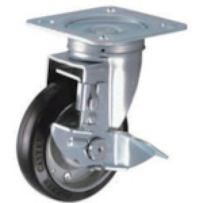 HAMMER CASTER 錘牌 腳輪 419 S-R 125-BAR01-鏈輪400S型自由SP付橡膠車125mm