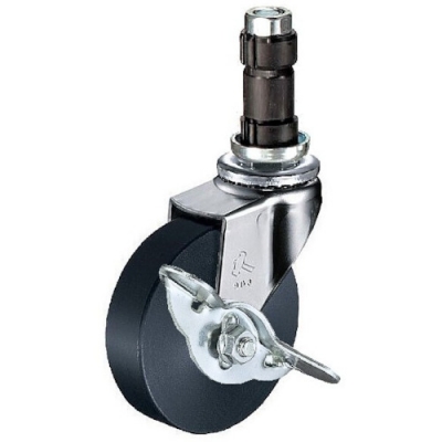 HAMMER CASTER 錘牌 腳輪44153ENMC65-鏈輪管子插入SP付MC尼龍車