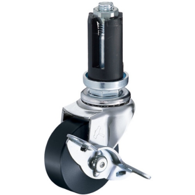 HAMMER CASTER 錘牌 腳輪44153 EUMC50-鏈輪管子插入SP付MC尼龍車