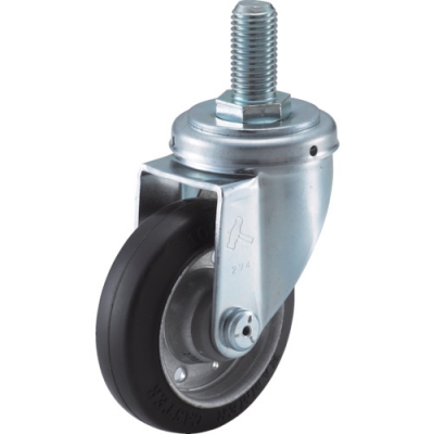 HAMMER CASTER 錘牌 腳輪420 SA-R100-ABAR01-鏈輪S型螺絲式自由橡膠車100mm M20XP2.5
