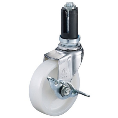 HAMMER CASTER 錘牌 腳輪44153EUN65-鏈輪管子插入SP付尼龍車