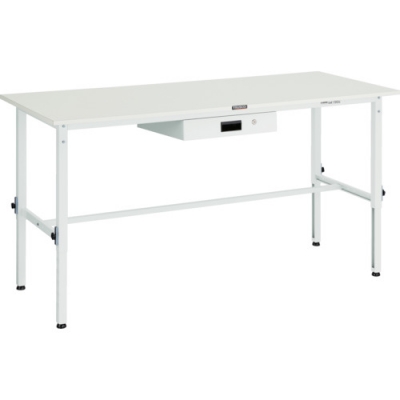 日本中山TRUSCO__RAEM-1500UDK1W__RAEM型高度調(diào)節(jié)工作臺1500X750薄型帶單級抽屜的白色顏色